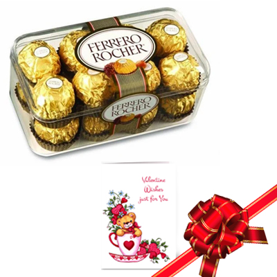 “Ferrero chocolate with Greeting”