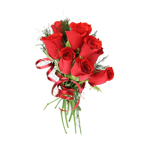“8 Red rose ribbon pack”