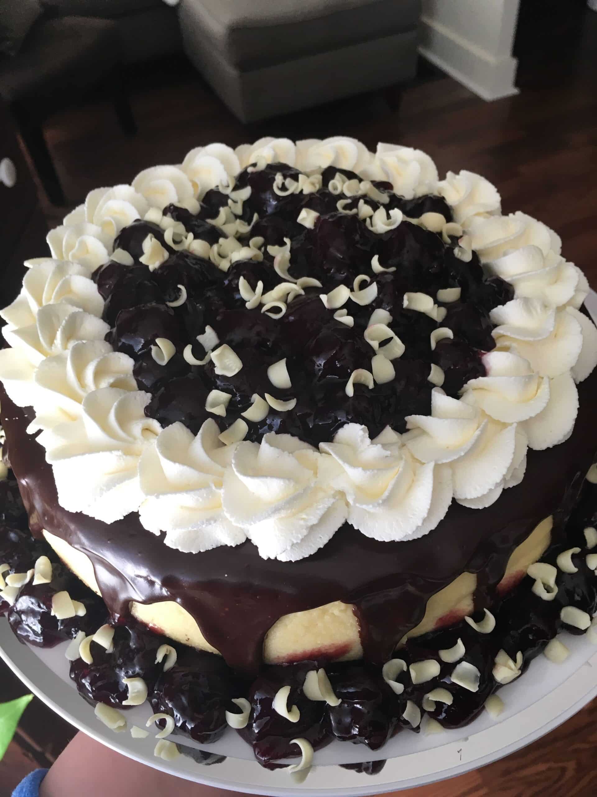 black forest cheese cake