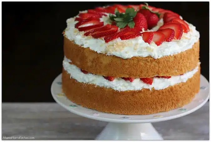 strawberries-and-cream-angel-food-cake